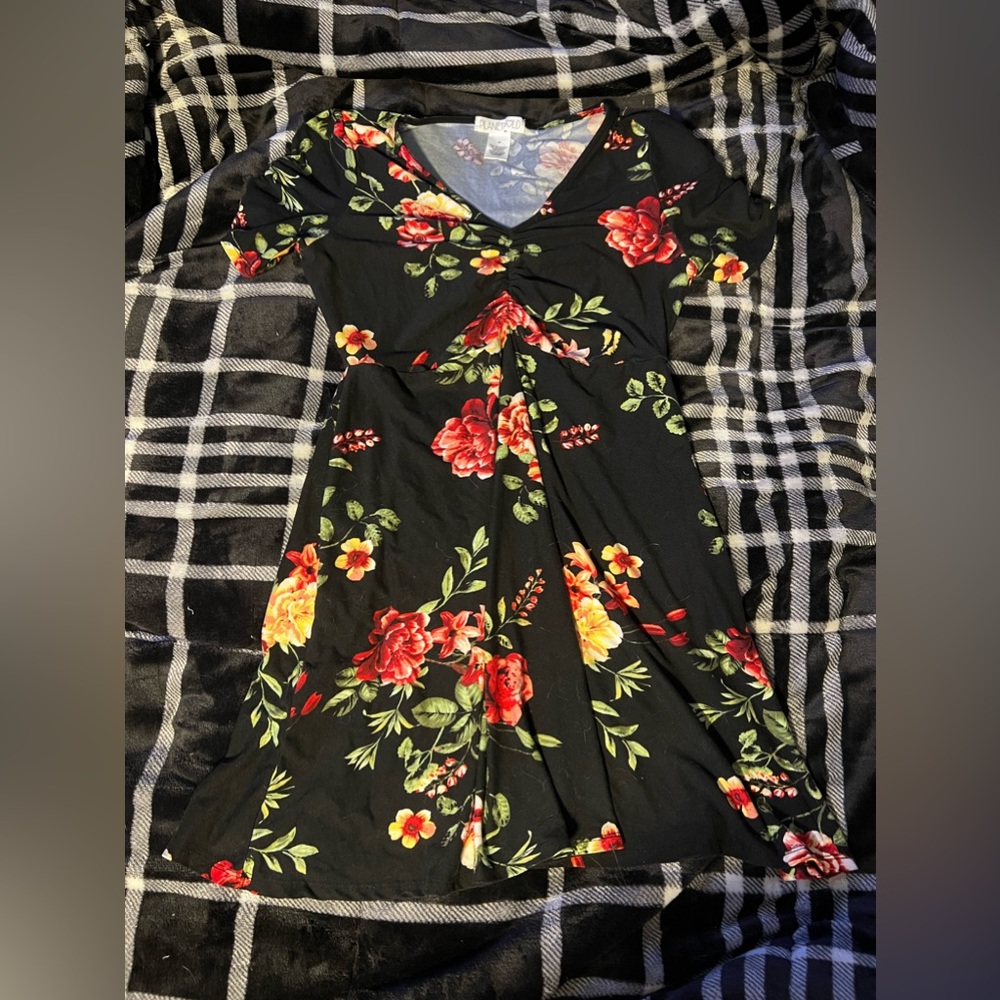 floral dress from planet gold, size medium